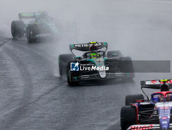 03/11/2024 - 44 HAMILTON Lewis (gbr), Mercedes AMG F1 Team W15, action during the Formula 1 Grande Premio de Sao Paulo 2024, 21th round of the 2024 Formula One World Championship from November 1 to 3, 2024 on the Interlagos Circuit, in Sao Paulo, Brazil - F1 - SAO PAULO GRAND PRIX 2024 - FORMULA 1 - MOTORI