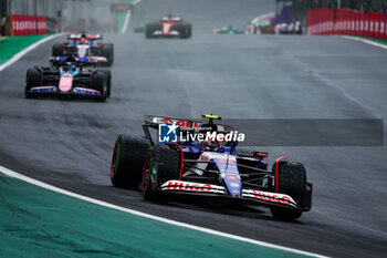 03/11/2024 - 22 TSUNODA Yuki (jap), Visa Cash App RB F1 Team VCARB 01, action during the Formula 1 Grande Premio de Sao Paulo 2024, 21th round of the 2024 Formula One World Championship from November 1 to 3, 2024 on the Interlagos Circuit, in Sao Paulo, Brazil - F1 - SAO PAULO GRAND PRIX 2024 - FORMULA 1 - MOTORI