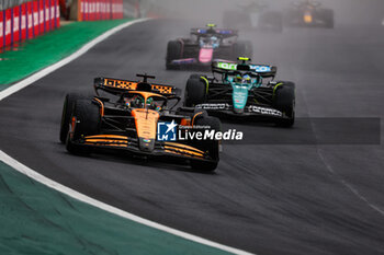 03/11/2024 - 81 PIASTRI Oscar (aus), McLaren F1 Team MCL38, action during the Formula 1 Grande Premio de Sao Paulo 2024, 21th round of the 2024 Formula One World Championship from November 1 to 3, 2024 on the Interlagos Circuit, in Sao Paulo, Brazil - F1 - SAO PAULO GRAND PRIX 2024 - FORMULA 1 - MOTORI