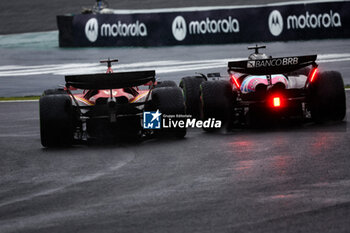 03/11/2024 - 16 LECLERC Charles (mco), Scuderia Ferrari SF-24, 31 OCON Esteban (fra), Alpine F1 Team A524, action during the Formula 1 Grande Premio de Sao Paulo 2024, 21th round of the 2024 Formula One World Championship from November 1 to 3, 2024 on the Interlagos Circuit, in Sao Paulo, Brazil - F1 - SAO PAULO GRAND PRIX 2024 - FORMULA 1 - MOTORI