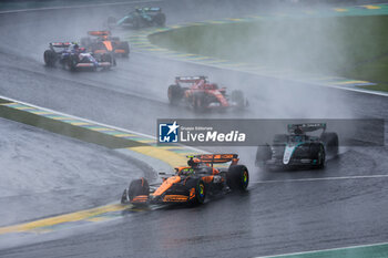 03/11/2024 - 04 NORRIS Lando (gbr), McLaren F1 Team MCL38, action during the Formula 1 Grande Premio de Sao Paulo 2024, 21th round of the 2024 Formula One World Championship from November 1 to 3, 2024 on the Interlagos Circuit, in Sao Paulo, Brazil - F1 - SAO PAULO GRAND PRIX 2024 - FORMULA 1 - MOTORI