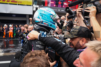 03/11/2024 - GASLY Pierre (fra), Alpine F1 Team A524, portrait celebration during the Formula 1 Grande Premio de Sao Paulo 2024, 21th round of the 2024 Formula One World Championship from November 1 to 3, 2024 on the Interlagos Circuit, in Sao Paulo, Brazil - F1 - SAO PAULO GRAND PRIX 2024 - FORMULA 1 - MOTORI