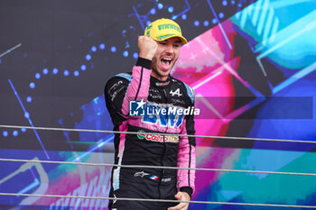 03/11/2024 - GASLY Pierre (fra), Alpine F1 Team A524, portrait podium during the Formula 1 Grande Premio de Sao Paulo 2024, 21th round of the 2024 Formula One World Championship from November 1 to 3, 2024 on the Interlagos Circuit, in Sao Paulo, Brazil - F1 - SAO PAULO GRAND PRIX 2024 - FORMULA 1 - MOTORI