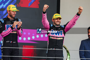 03/11/2024 - OCON Esteban (fra), Alpine F1 Team A524, portrait podium during the Formula 1 Grande Premio de Sao Paulo 2024, 21th round of the 2024 Formula One World Championship from November 1 to 3, 2024 on the Interlagos Circuit, in Sao Paulo, Brazil - F1 - SAO PAULO GRAND PRIX 2024 - FORMULA 1 - MOTORI