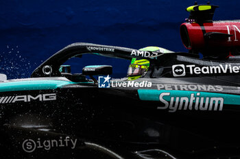 03/11/2024 - 44 HAMILTON Lewis (gbr), Mercedes AMG F1 Team W15, action during the Formula 1 Grande Premio de Sao Paulo 2024, 21th round of the 2024 Formula One World Championship from November 1 to 3, 2024 on the Interlagos Circuit, in Sao Paulo, Brazil - F1 - SAO PAULO GRAND PRIX 2024 - FORMULA 1 - MOTORI