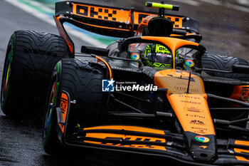 03/11/2024 - 04 NORRIS Lando (gbr), McLaren F1 Team MCL38, action during the Formula 1 Grande Premio de Sao Paulo 2024, 21th round of the 2024 Formula One World Championship from November 1 to 3, 2024 on the Interlagos Circuit, in Sao Paulo, Brazil - F1 - SAO PAULO GRAND PRIX 2024 - FORMULA 1 - MOTORI