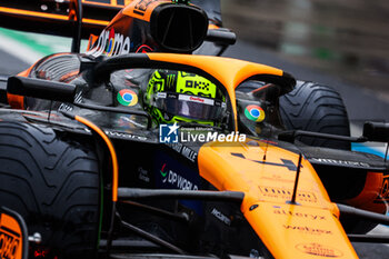 03/11/2024 - 04 NORRIS Lando (gbr), McLaren F1 Team MCL38, action during the Formula 1 Grande Premio de Sao Paulo 2024, 21th round of the 2024 Formula One World Championship from November 1 to 3, 2024 on the Interlagos Circuit, in Sao Paulo, Brazil - F1 - SAO PAULO GRAND PRIX 2024 - FORMULA 1 - MOTORI