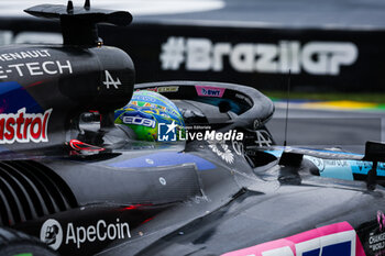 03/11/2024 - 31 OCON Esteban (fra), Alpine F1 Team A524, action during the Formula 1 Grande Premio de Sao Paulo 2024, 21th round of the 2024 Formula One World Championship from November 1 to 3, 2024 on the Interlagos Circuit, in Sao Paulo, Brazil - F1 - SAO PAULO GRAND PRIX 2024 - FORMULA 1 - MOTORI