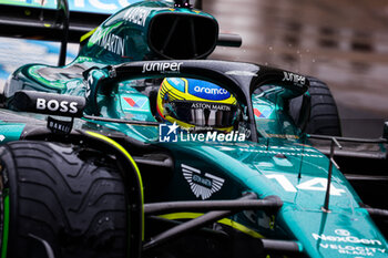 03/11/2024 - 14 ALONSO Fernando (spa), Aston Martin F1 Team AMR24, action during the Formula 1 Grande Premio de Sao Paulo 2024, 21th round of the 2024 Formula One World Championship from November 1 to 3, 2024 on the Interlagos Circuit, in Sao Paulo, Brazil - F1 - SAO PAULO GRAND PRIX 2024 - FORMULA 1 - MOTORI