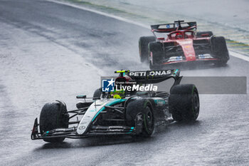 03/11/2024 - 44 HAMILTON Lewis (gbr), Mercedes AMG F1 Team W15, action during the Formula 1 Grande Premio de Sao Paulo 2024, 21th round of the 2024 Formula One World Championship from November 1 to 3, 2024 on the Interlagos Circuit, in Sao Paulo, Brazil - F1 - SAO PAULO GRAND PRIX 2024 - FORMULA 1 - MOTORI