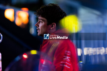 21/11/2024 - LECLERC Charles (mco), Scuderia Ferrari SF-24, portrait during the Formula 1 Heineken Silver Las Vegas Grand Prix 2024, 22th round of the 2024 Formula One World Championship from November 21 to 23, 2024 on the Las Vegas Strip Circuit, in Las Vegas, United States of America - F1 - LAS VEGAS GRAND PRIX 2024 - FORMULA 1 - MOTORI