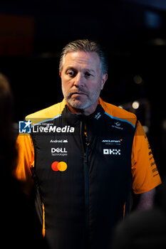 21/11/2024 - BROWN Zak (usa), CEO of of McLaren Racing, portrait during the Formula 1 Heineken Silver Las Vegas Grand Prix 2024, 22th round of the 2024 Formula One World Championship from November 21 to 23, 2024 on the Las Vegas Strip Circuit, in Las Vegas, United States of America - F1 - LAS VEGAS GRAND PRIX 2024 - FORMULA 1 - MOTORI