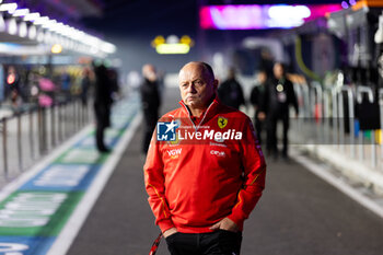 21/11/2024 - VASSEUR Frédéric (fra), Team Principal & General Manager of the Scuderia Ferrari, portrait during the Formula 1 Heineken Silver Las Vegas Grand Prix 2024, 22th round of the 2024 Formula One World Championship from November 21 to 23, 2024 on the Las Vegas Strip Circuit, in Las Vegas, United States of America - F1 - LAS VEGAS GRAND PRIX 2024 - FORMULA 1 - MOTORI