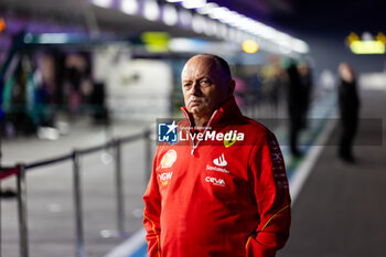 21/11/2024 - VASSEUR Frédéric (fra), Team Principal & General Manager of the Scuderia Ferrari, portrait during the Formula 1 Heineken Silver Las Vegas Grand Prix 2024, 22th round of the 2024 Formula One World Championship from November 21 to 23, 2024 on the Las Vegas Strip Circuit, in Las Vegas, United States of America - F1 - LAS VEGAS GRAND PRIX 2024 - FORMULA 1 - MOTORI