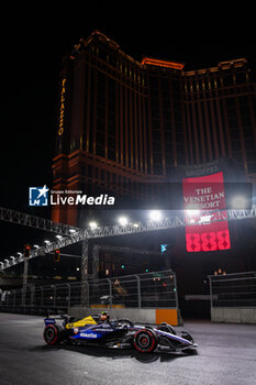 2024-11-22 - 43 COLAPINTO Franco (arg), Williams Racing FW46, action during the Formula 1 Heineken Silver Las Vegas Grand Prix 2024, 22th round of the 2024 Formula One World Championship from November 21 to 23, 2024 on the Las Vegas Strip Circuit, in Las Vegas, United States of America - F1 - LAS VEGAS GRAND PRIX 2024 - FORMULA 1 - MOTORS