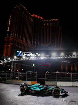 2024-11-22 - 14 ALONSO Fernando (spa), Aston Martin F1 Team AMR24, action during the Formula 1 Heineken Silver Las Vegas Grand Prix 2024, 22th round of the 2024 Formula One World Championship from November 21 to 23, 2024 on the Las Vegas Strip Circuit, in Las Vegas, United States of America - F1 - LAS VEGAS GRAND PRIX 2024 - FORMULA 1 - MOTORS