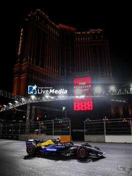 2024-11-22 - 43 COLAPINTO Franco (arg), Williams Racing FW46, action during the Formula 1 Heineken Silver Las Vegas Grand Prix 2024, 22th round of the 2024 Formula One World Championship from November 21 to 23, 2024 on the Las Vegas Strip Circuit, in Las Vegas, United States of America - F1 - LAS VEGAS GRAND PRIX 2024 - FORMULA 1 - MOTORS