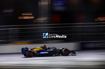 2024-11-22 - 23 ALBON Alexander (tha), Williams Racing FW45, action during the Formula 1 Heineken Silver Las Vegas Grand Prix 2024, 22th round of the 2024 Formula One World Championship from November 21 to 23, 2024 on the Las Vegas Strip Circuit, in Las Vegas, United States of America - F1 - LAS VEGAS GRAND PRIX 2024 - FORMULA 1 - MOTORS