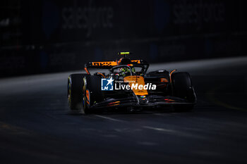 2024-11-22 - 04 NORRIS Lando (gbr), McLaren F1 Team MCL38, action during the Formula 1 Heineken Silver Las Vegas Grand Prix 2024, 22th round of the 2024 Formula One World Championship from November 21 to 23, 2024 on the Las Vegas Strip Circuit, in Las Vegas, United States of America - F1 - LAS VEGAS GRAND PRIX 2024 - FORMULA 1 - MOTORS