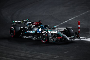 2024-11-22 - 63 RUSSELL George (gbr), Mercedes AMG F1 Team W15, action during the Formula 1 Heineken Silver Las Vegas Grand Prix 2024, 22th round of the 2024 Formula One World Championship from November 21 to 23, 2024 on the Las Vegas Strip Circuit, in Las Vegas, United States of America - F1 - LAS VEGAS GRAND PRIX 2024 - FORMULA 1 - MOTORS