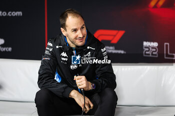 2024-11-22 - OAKES Oliver, Alpine F1 Team Principal, portrait press conference during the Formula 1 Heineken Silver Las Vegas Grand Prix 2024, 22th round of the 2024 Formula One World Championship from November 21 to 23, 2024 on the Las Vegas Strip Circuit, in Las Vegas, United States of America - F1 - LAS VEGAS GRAND PRIX 2024 - FORMULA 1 - MOTORS