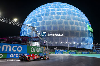 2024-11-22 - 16 LECLERC Charles (mco), Scuderia Ferrari SF-24, action during the Formula 1 Heineken Silver Las Vegas Grand Prix 2024, 22th round of the 2024 Formula One World Championship from November 21 to 23, 2024 on the Las Vegas Strip Circuit, in Las Vegas, United States of America - F1 - LAS VEGAS GRAND PRIX 2024 - FORMULA 1 - MOTORS