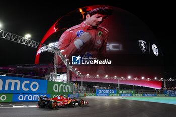 2024-11-22 - 16 LECLERC Charles (mco), Scuderia Ferrari SF-24, action during the Formula 1 Heineken Silver Las Vegas Grand Prix 2024, 22th round of the 2024 Formula One World Championship from November 21 to 23, 2024 on the Las Vegas Strip Circuit, in Las Vegas, United States of America - F1 - LAS VEGAS GRAND PRIX 2024 - FORMULA 1 - MOTORS