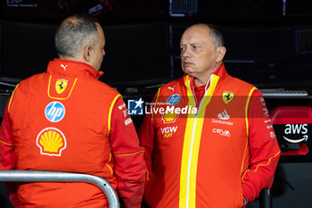 2024-11-22 - VASSEUR Frédéric (fra), Team Principal & General Manager of the Scuderia Ferrari, portrait during the Formula 1 Heineken Silver Las Vegas Grand Prix 2024, 22th round of the 2024 Formula One World Championship from November 21 to 23, 2024 on the Las Vegas Strip Circuit, in Las Vegas, United States of America - F1 - LAS VEGAS GRAND PRIX 2024 - FORMULA 1 - MOTORS