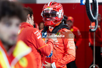 2024-11-22 - LECLERC Charles (mco), Scuderia Ferrari SF-24, portrait during the Formula 1 Heineken Silver Las Vegas Grand Prix 2024, 22th round of the 2024 Formula One World Championship from November 21 to 23, 2024 on the Las Vegas Strip Circuit, in Las Vegas, United States of America - F1 - LAS VEGAS GRAND PRIX 2024 - FORMULA 1 - MOTORS