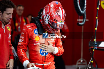 2024-11-22 - LECLERC Charles (mco), Scuderia Ferrari SF-24, portrait during the Formula 1 Heineken Silver Las Vegas Grand Prix 2024, 22th round of the 2024 Formula One World Championship from November 21 to 23, 2024 on the Las Vegas Strip Circuit, in Las Vegas, United States of America - F1 - LAS VEGAS GRAND PRIX 2024 - FORMULA 1 - MOTORS