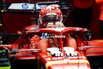 2024-11-22 - LECLERC Charles (mco), Scuderia Ferrari SF-24, portrait during the Formula 1 Heineken Silver Las Vegas Grand Prix 2024, 22th round of the 2024 Formula One World Championship from November 21 to 23, 2024 on the Las Vegas Strip Circuit, in Las Vegas, United States of America - F1 - LAS VEGAS GRAND PRIX 2024 - FORMULA 1 - MOTORS