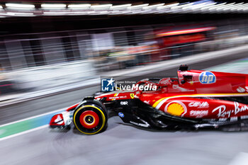 2024-11-22 - 16 LECLERC Charles (mco), Scuderia Ferrari SF-24, action during the Formula 1 Heineken Silver Las Vegas Grand Prix 2024, 22th round of the 2024 Formula One World Championship from November 21 to 23, 2024 on the Las Vegas Strip Circuit, in Las Vegas, United States of America - F1 - LAS VEGAS GRAND PRIX 2024 - FORMULA 1 - MOTORS