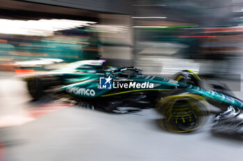 2024-11-22 - 18 STROLL Lance (can), Aston Martin F1 Team AMR24, action during the Formula 1 Heineken Silver Las Vegas Grand Prix 2024, 22th round of the 2024 Formula One World Championship from November 21 to 23, 2024 on the Las Vegas Strip Circuit, in Las Vegas, United States of America - F1 - LAS VEGAS GRAND PRIX 2024 - FORMULA 1 - MOTORS