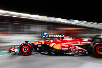 2024-11-22 - 16 LECLERC Charles (mco), Scuderia Ferrari SF-24, action during the Formula 1 Heineken Silver Las Vegas Grand Prix 2024, 22th round of the 2024 Formula One World Championship from November 21 to 23, 2024 on the Las Vegas Strip Circuit, in Las Vegas, United States of America - F1 - LAS VEGAS GRAND PRIX 2024 - FORMULA 1 - MOTORS