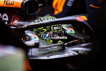 2024-11-22 - NORRIS Lando (gbr), McLaren F1 Team MCL38, portrait during the Formula 1 Heineken Silver Las Vegas Grand Prix 2024, 22th round of the 2024 Formula One World Championship from November 21 to 23, 2024 on the Las Vegas Strip Circuit, in Las Vegas, United States of America - F1 - LAS VEGAS GRAND PRIX 2024 - FORMULA 1 - MOTORS