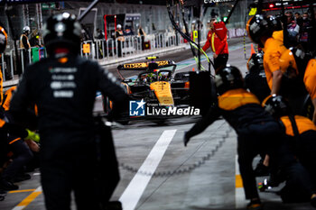 2024-11-22 - 04 NORRIS Lando (gbr), McLaren F1 Team MCL38, pitlane, during the Formula 1 Heineken Silver Las Vegas Grand Prix 2024, 22th round of the 2024 Formula One World Championship from November 21 to 23, 2024 on the Las Vegas Strip Circuit, in Las Vegas, United States of America - F1 - LAS VEGAS GRAND PRIX 2024 - FORMULA 1 - MOTORS