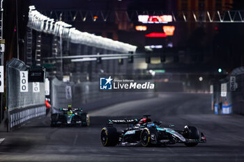 2024-11-22 - 63 RUSSELL George (gbr), Mercedes AMG F1 Team W15, action during the Formula 1 Heineken Silver Las Vegas Grand Prix 2024, 22th round of the 2024 Formula One World Championship from November 21 to 23, 2024 on the Las Vegas Strip Circuit, in Las Vegas, United States of America - F1 - LAS VEGAS GRAND PRIX 2024 - FORMULA 1 - MOTORS