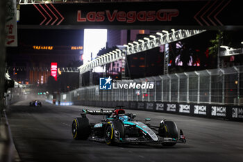 2024-11-22 - 63 RUSSELL George (gbr), Mercedes AMG F1 Team W15, action during the Formula 1 Heineken Silver Las Vegas Grand Prix 2024, 22th round of the 2024 Formula One World Championship from November 21 to 23, 2024 on the Las Vegas Strip Circuit, in Las Vegas, United States of America - F1 - LAS VEGAS GRAND PRIX 2024 - FORMULA 1 - MOTORS