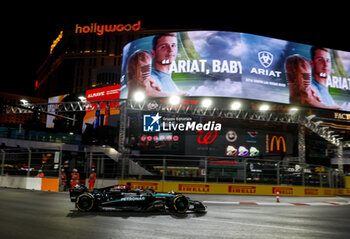 2024-11-22 - 63 RUSSELL George (gbr), Mercedes AMG F1 Team W15, action during the Formula 1 Heineken Silver Las Vegas Grand Prix 2024, 22th round of the 2024 Formula One World Championship from November 21 to 23, 2024 on the Las Vegas Strip Circuit, in Las Vegas, United States of America - F1 - LAS VEGAS GRAND PRIX 2024 - FORMULA 1 - MOTORS