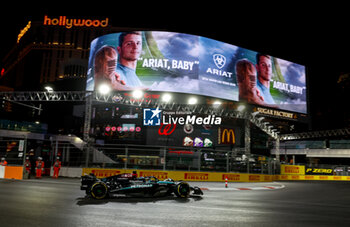 2024-11-22 - 63 RUSSELL George (gbr), Mercedes AMG F1 Team W15, action during the Formula 1 Heineken Silver Las Vegas Grand Prix 2024, 22th round of the 2024 Formula One World Championship from November 21 to 23, 2024 on the Las Vegas Strip Circuit, in Las Vegas, United States of America - F1 - LAS VEGAS GRAND PRIX 2024 - FORMULA 1 - MOTORS