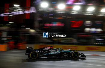 2024-11-22 - 63 RUSSELL George (gbr), Mercedes AMG F1 Team W15, action during the Formula 1 Heineken Silver Las Vegas Grand Prix 2024, 22th round of the 2024 Formula One World Championship from November 21 to 23, 2024 on the Las Vegas Strip Circuit, in Las Vegas, United States of America - F1 - LAS VEGAS GRAND PRIX 2024 - FORMULA 1 - MOTORS