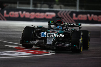 2024-11-22 - 63 RUSSELL George (gbr), Mercedes AMG F1 Team W15, action during the Formula 1 Heineken Silver Las Vegas Grand Prix 2024, 22th round of the 2024 Formula One World Championship from November 21 to 23, 2024 on the Las Vegas Strip Circuit, in Las Vegas, United States of America - F1 - LAS VEGAS GRAND PRIX 2024 - FORMULA 1 - MOTORS