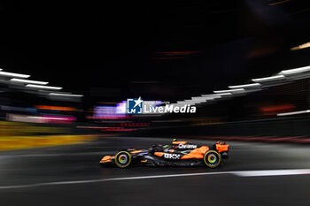 2024-11-22 - 04 NORRIS Lando (gbr), McLaren F1 Team MCL38, action during the Formula 1 Heineken Silver Las Vegas Grand Prix 2024, 22th round of the 2024 Formula One World Championship from November 21 to 23, 2024 on the Las Vegas Strip Circuit, in Las Vegas, United States of America - F1 - LAS VEGAS GRAND PRIX 2024 - FORMULA 1 - MOTORS