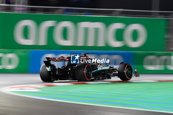 2024-11-22 - 63 RUSSELL George (gbr), Mercedes AMG F1 Team W15, action during the Formula 1 Heineken Silver Las Vegas Grand Prix 2024, 22th round of the 2024 Formula One World Championship from November 21 to 23, 2024 on the Las Vegas Strip Circuit, in Las Vegas, United States of America - F1 - LAS VEGAS GRAND PRIX 2024 - FORMULA 1 - MOTORS