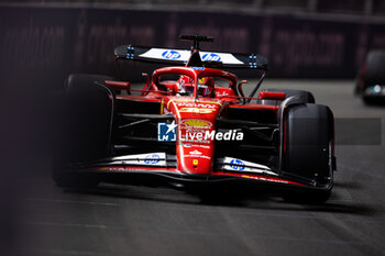 2024-11-22 - 16 LECLERC Charles (mco), Scuderia Ferrari SF-24, action during the Formula 1 Heineken Silver Las Vegas Grand Prix 2024, 22th round of the 2024 Formula One World Championship from November 21 to 23, 2024 on the Las Vegas Strip Circuit, in Las Vegas, United States of America - F1 - LAS VEGAS GRAND PRIX 2024 - FORMULA 1 - MOTORS