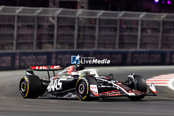 2024-11-22 - 27 HULKENBERG Nico (ger), Haas F1 Team VF-24 Ferrari, action during the Formula 1 Heineken Silver Las Vegas Grand Prix 2024, 22th round of the 2024 Formula One World Championship from November 21 to 23, 2024 on the Las Vegas Strip Circuit, in Las Vegas, United States of America - F1 - LAS VEGAS GRAND PRIX 2024 - FORMULA 1 - MOTORS