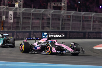 2024-11-22 - 31 OCON Esteban (fra), Alpine F1 Team A524, action during the Formula 1 Heineken Silver Las Vegas Grand Prix 2024, 22th round of the 2024 Formula One World Championship from November 21 to 23, 2024 on the Las Vegas Strip Circuit, in Las Vegas, United States of America - F1 - LAS VEGAS GRAND PRIX 2024 - FORMULA 1 - MOTORS