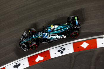 2024-11-22 - 14 ALONSO Fernando (spa), Aston Martin F1 Team AMR24, action during the Formula 1 Heineken Silver Las Vegas Grand Prix 2024, 22th round of the 2024 Formula One World Championship from November 21 to 23, 2024 on the Las Vegas Strip Circuit, in Las Vegas, United States of America - F1 - LAS VEGAS GRAND PRIX 2024 - FORMULA 1 - MOTORS