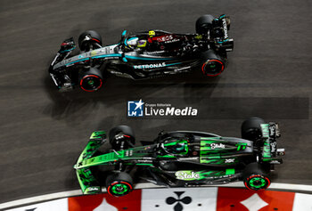 2024-11-22 - 44 HAMILTON Lewis (gbr), Mercedes AMG F1 Team W15, action during the Formula 1 Heineken Silver Las Vegas Grand Prix 2024, 22th round of the 2024 Formula One World Championship from November 21 to 23, 2024 on the Las Vegas Strip Circuit, in Las Vegas, United States of America - F1 - LAS VEGAS GRAND PRIX 2024 - FORMULA 1 - MOTORS