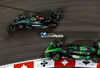 2024-11-22 - 44 HAMILTON Lewis (gbr), Mercedes AMG F1 Team W15, action during the Formula 1 Heineken Silver Las Vegas Grand Prix 2024, 22th round of the 2024 Formula One World Championship from November 21 to 23, 2024 on the Las Vegas Strip Circuit, in Las Vegas, United States of America - F1 - LAS VEGAS GRAND PRIX 2024 - FORMULA 1 - MOTORS